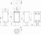 Defro Home Dea Top - Rød peisovn thumbnail
