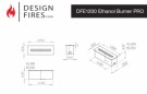 DesignFire Bioethanol innsats, DFE1200 thumbnail