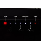 Xaralyn Fogo Amplo cinewall 180cm innebygd peis thumbnail