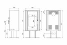 Defro Home Solum Top - Grå peisovn thumbnail