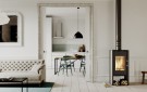 Defro Home Solum Log - Grå peisovn thumbnail
