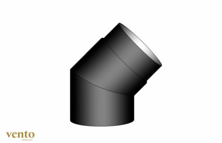 Vento røykrør, Ø150- 45 graders bøyning