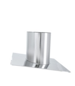 DW Gassrør Ø:200 Rett takbeslag 35°-50° (130/200mm rør) | Megavarme