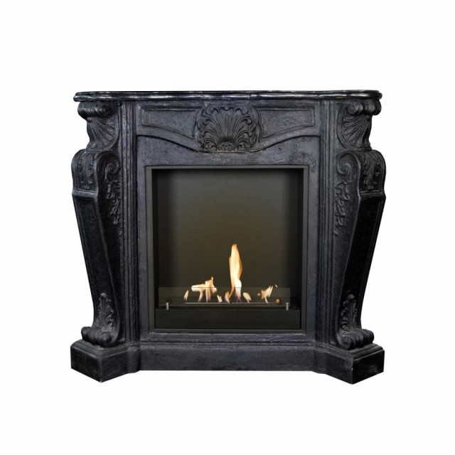 Bioethanol sort med glass